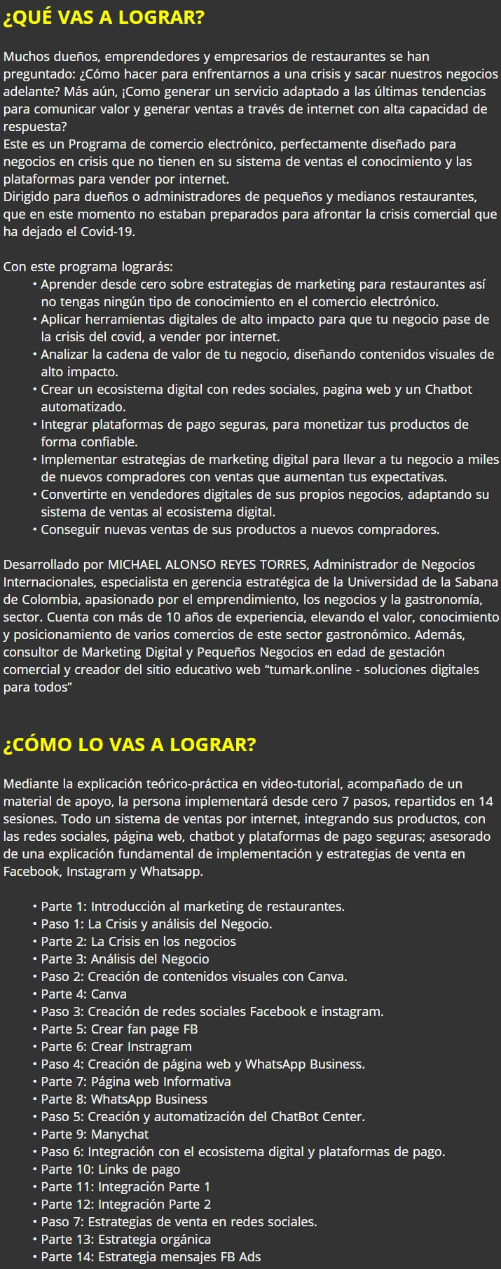 Marketing Digital para Restaurantes 2
