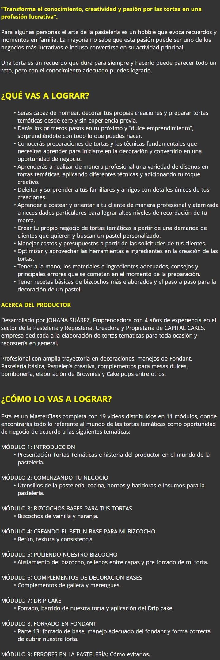 Pasteleria Tematica como Negocio 2