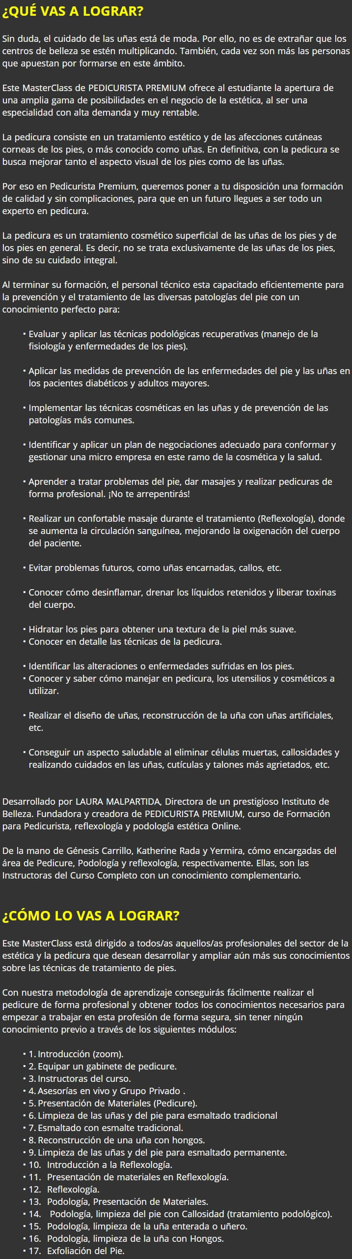 Pedicurista Premium 2
