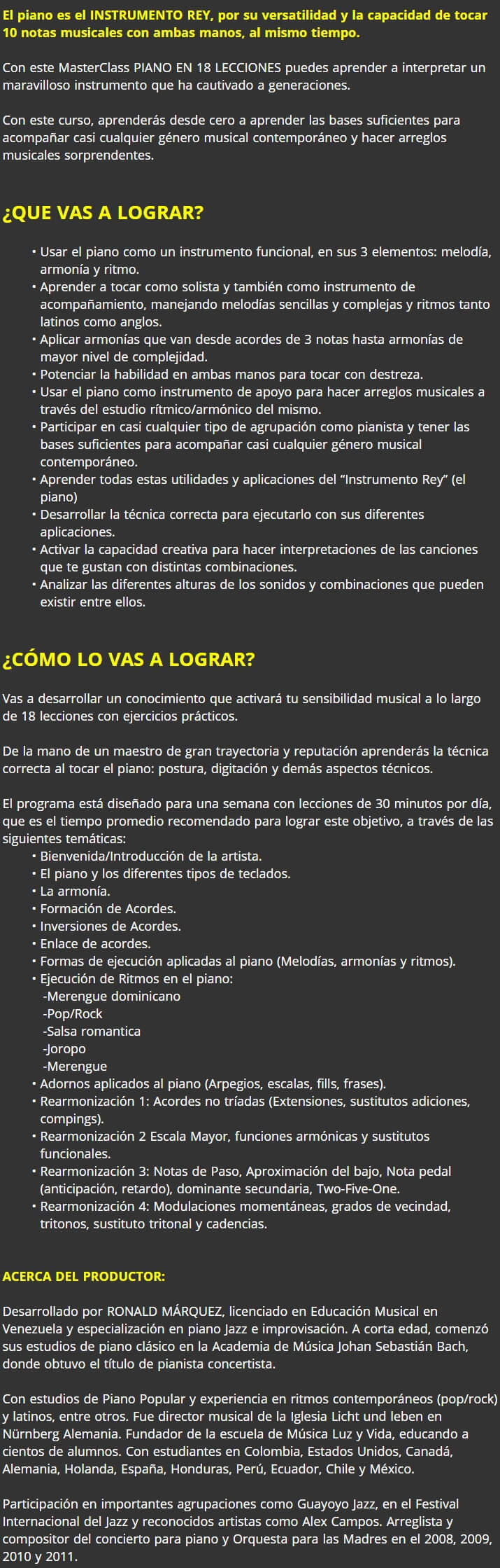 Piano en 18 Lecciones 3 Piano en 18 Lecciones 2