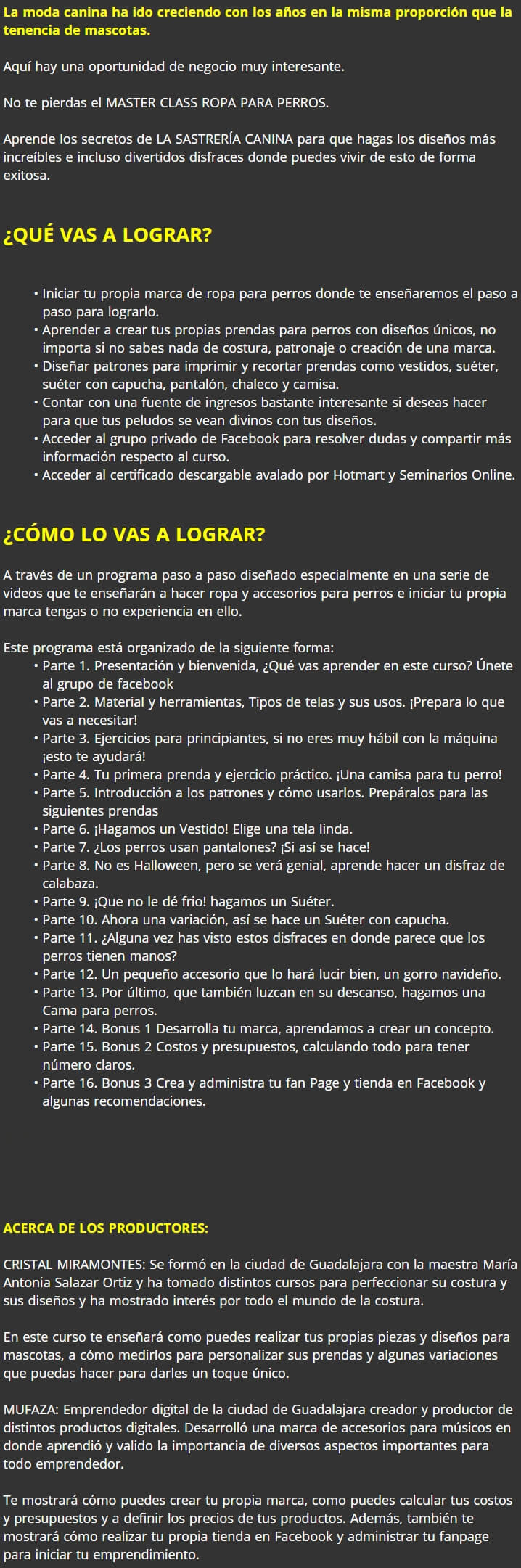 Ropa para Perros 2