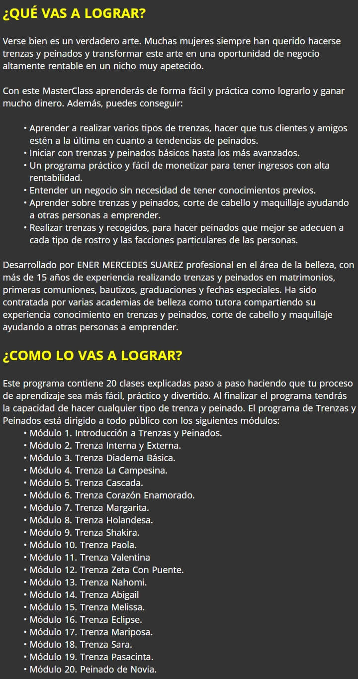 Trenzas y Peinados 2