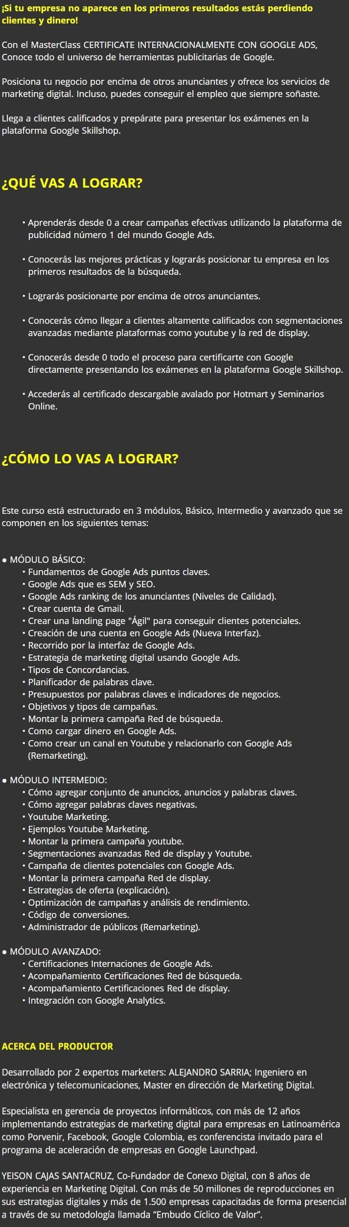 Certificaciones Internacionales Con Google Ads 3 Certificaciones Internacionales Con Gogle Ads