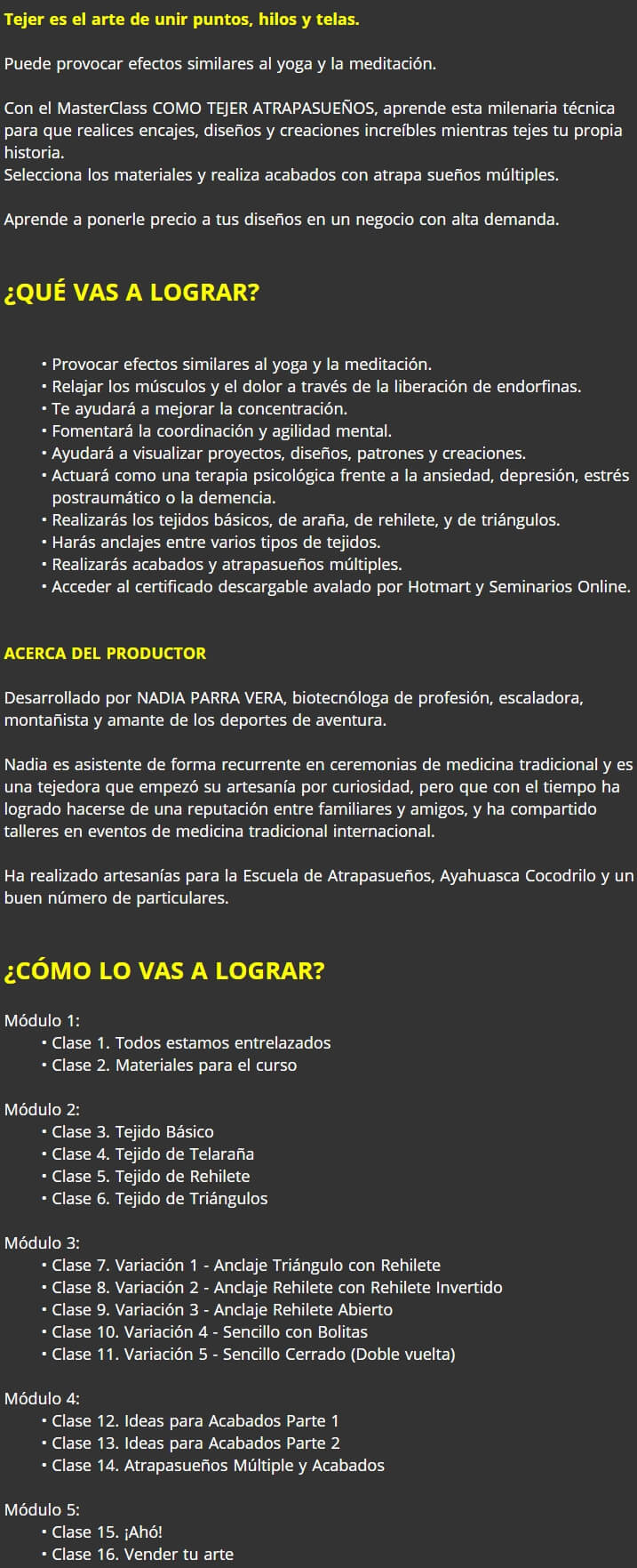 Como Tejer Atrapasuenos