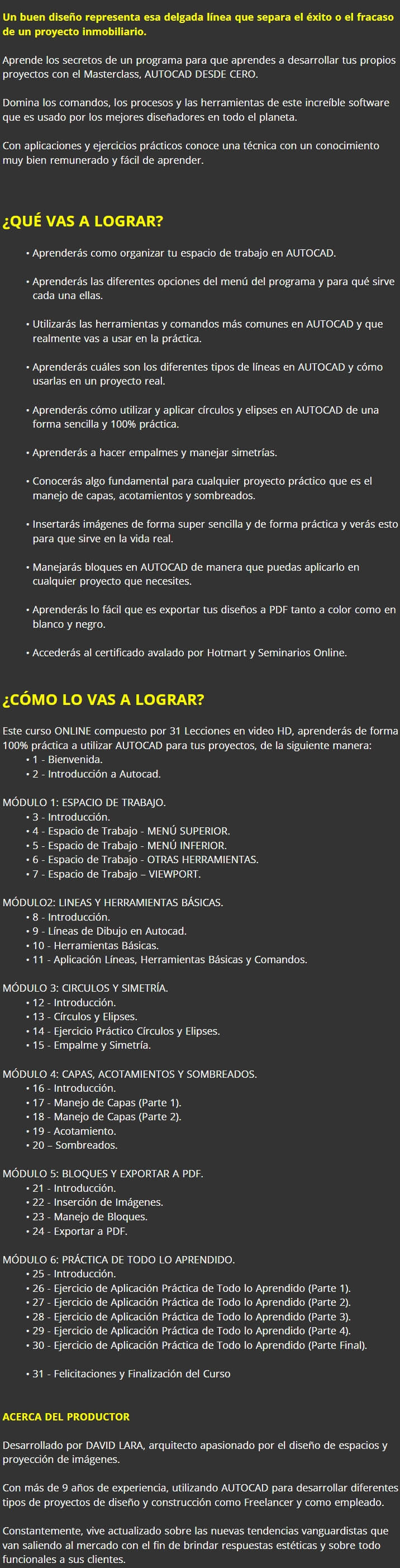 Autocad desde Cero
