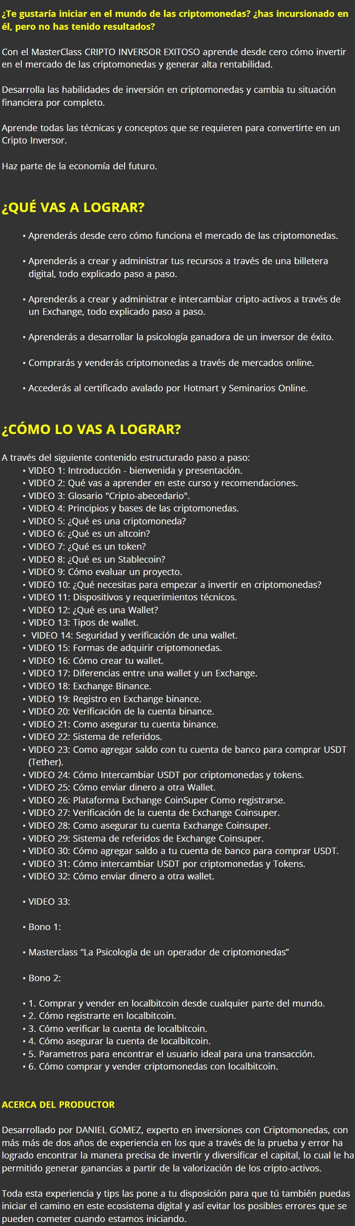 Crypto Inversor