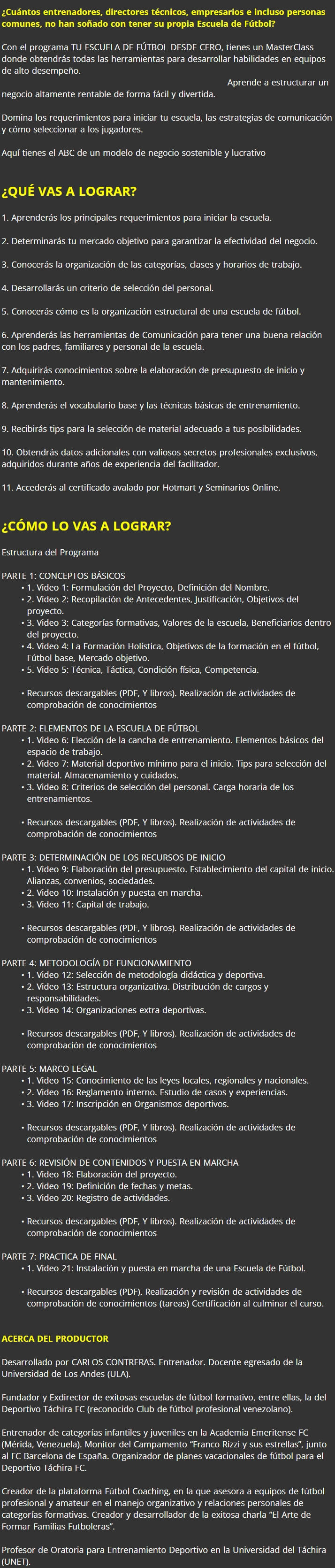 Tu Escuela de Futbol desde Cero
