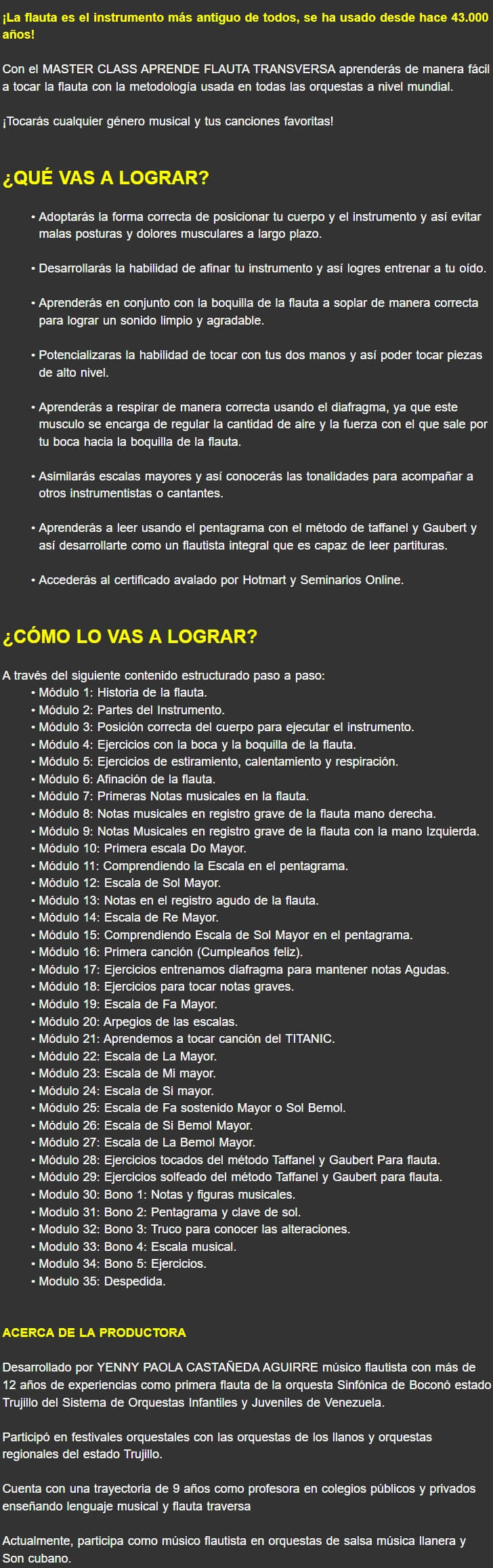 Aprende Flauta Transversa
