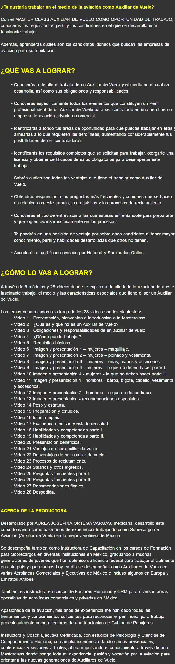 Auxiliar de Vuelo como Oportunidad de Trabajo