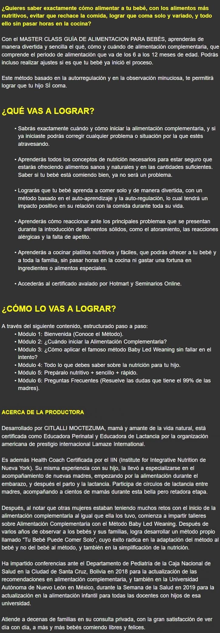 Guia de Alimentacion para Ninos