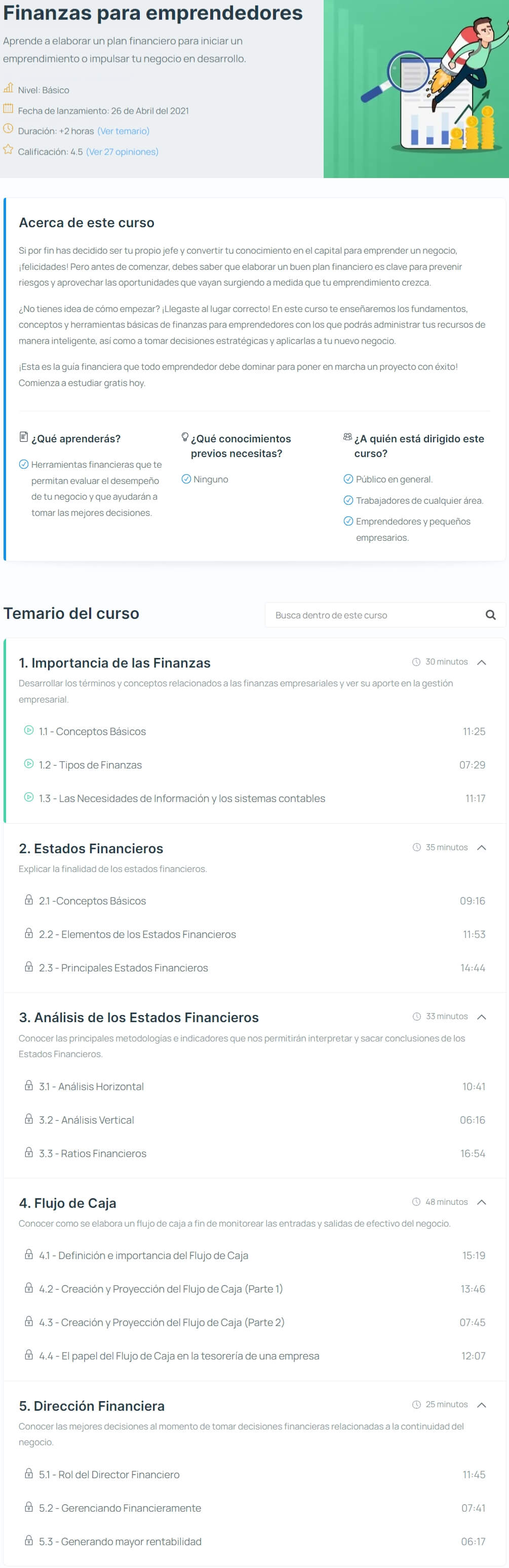 Finanzas para Emprendedores