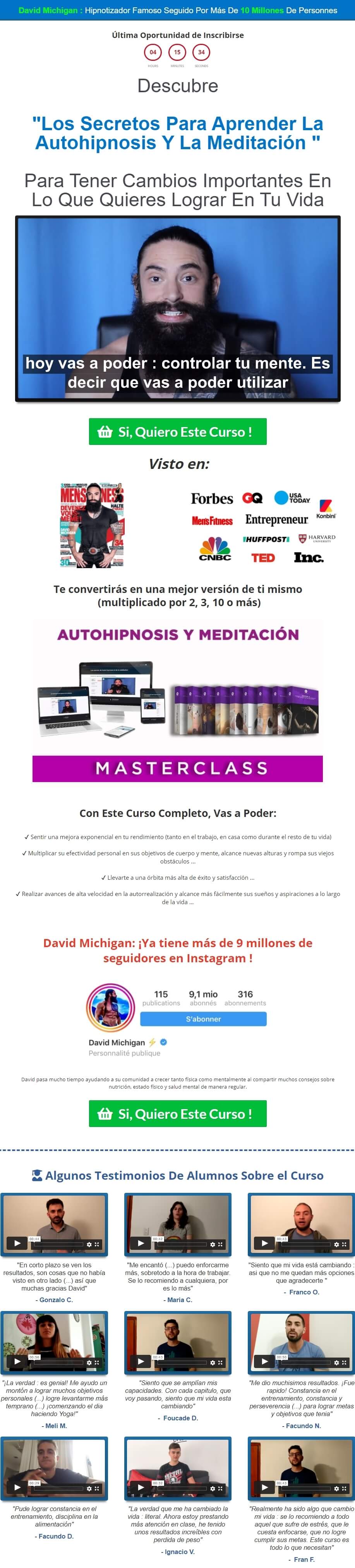 Los Secretos para Aprender La Autohipnosis y La Meditacion 1