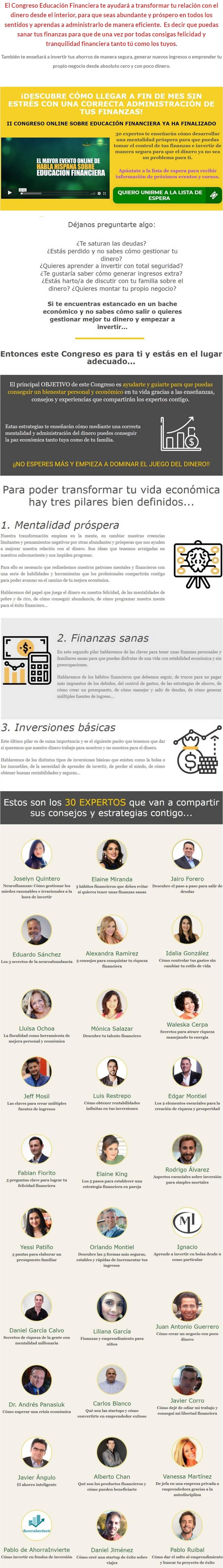 segundo congreso online sobre educacion financiera
