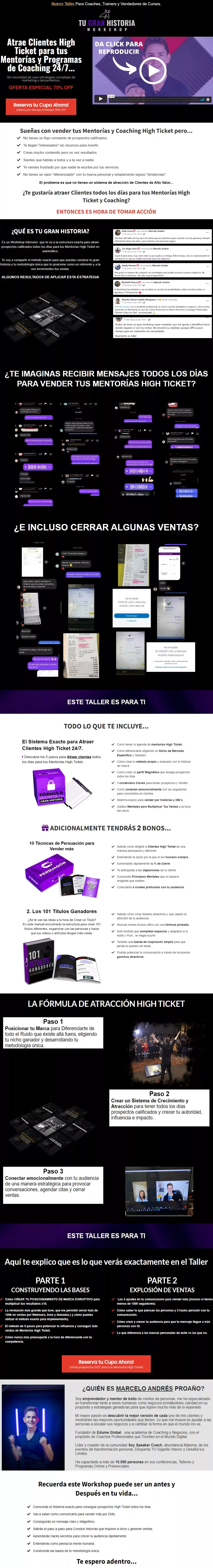 workshop tu gran historia