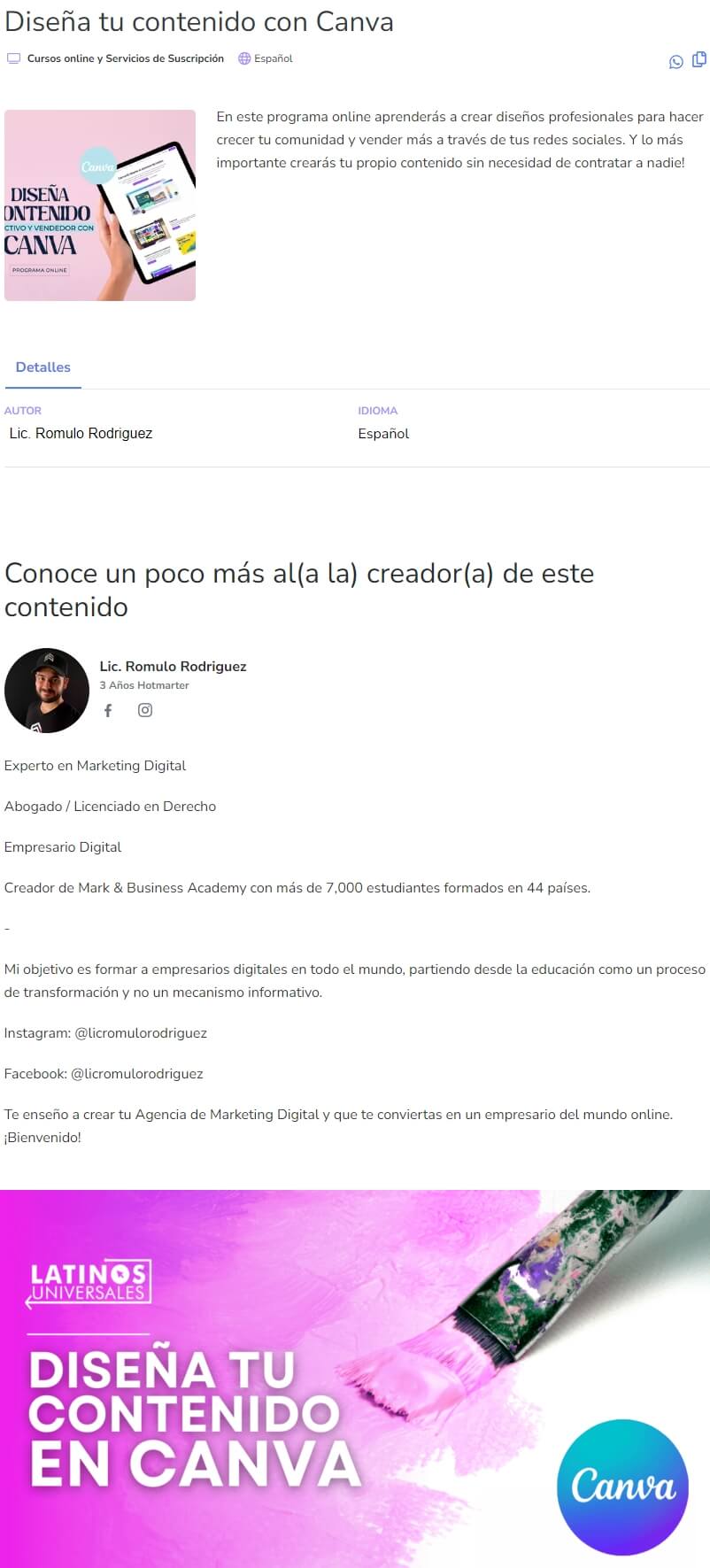 Disena tu contenido con Canva
