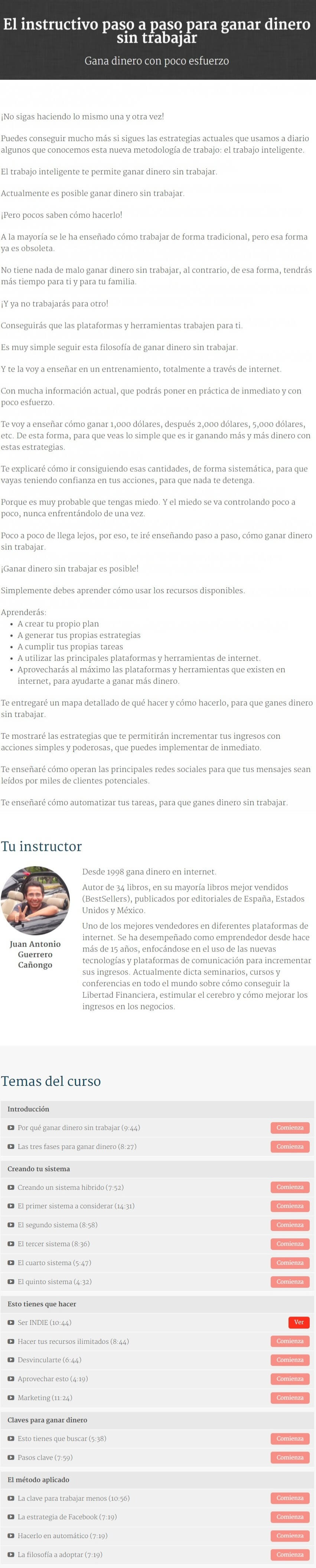 El instructivo paso a paso para ganar dinero sin trabaja