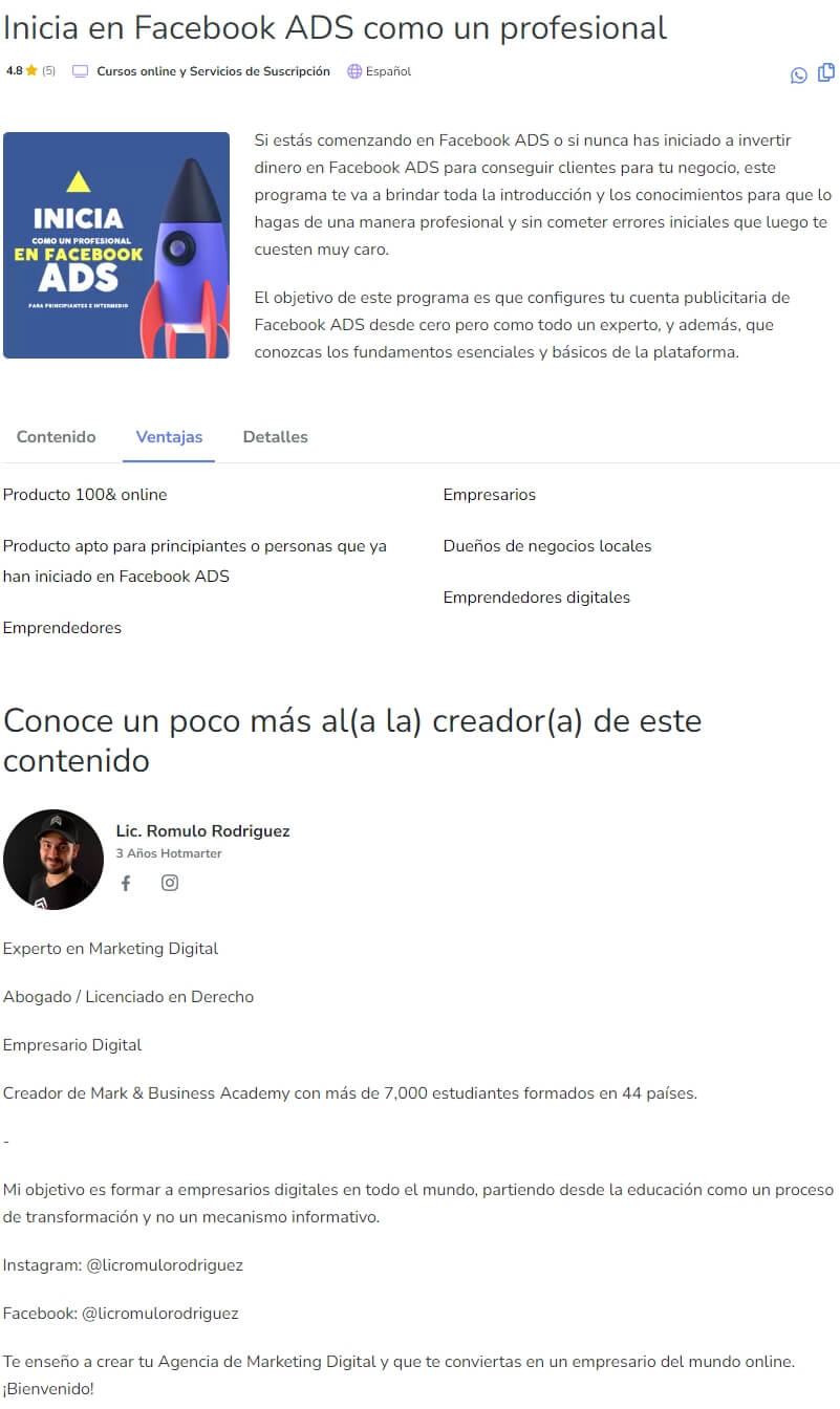 Inicia en Facebook ADS como un Profesional 2 Inicia en Facebook ADS como un Profesional