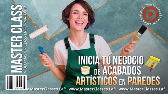 Inicia tu Negocio de Acabados Artísticos en Paredes