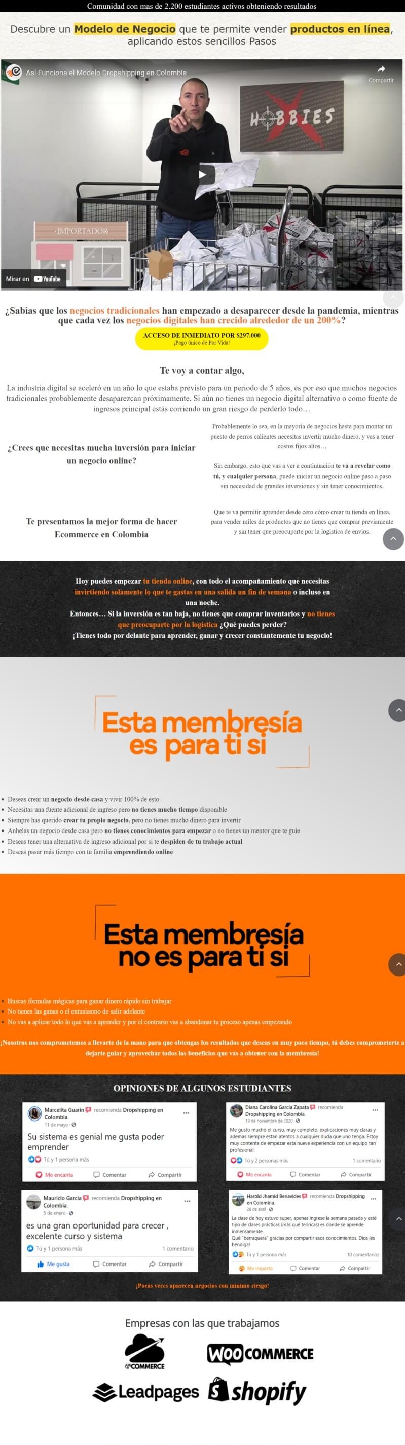 Dropshipping e Ecommerce en Colombia La Universidad Online 1