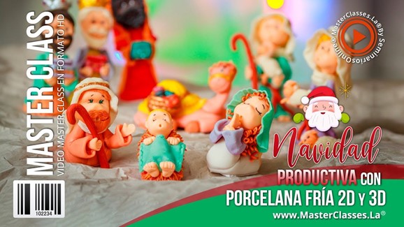 Navidad Productiva con Porcelana Fría 2D y 3D
