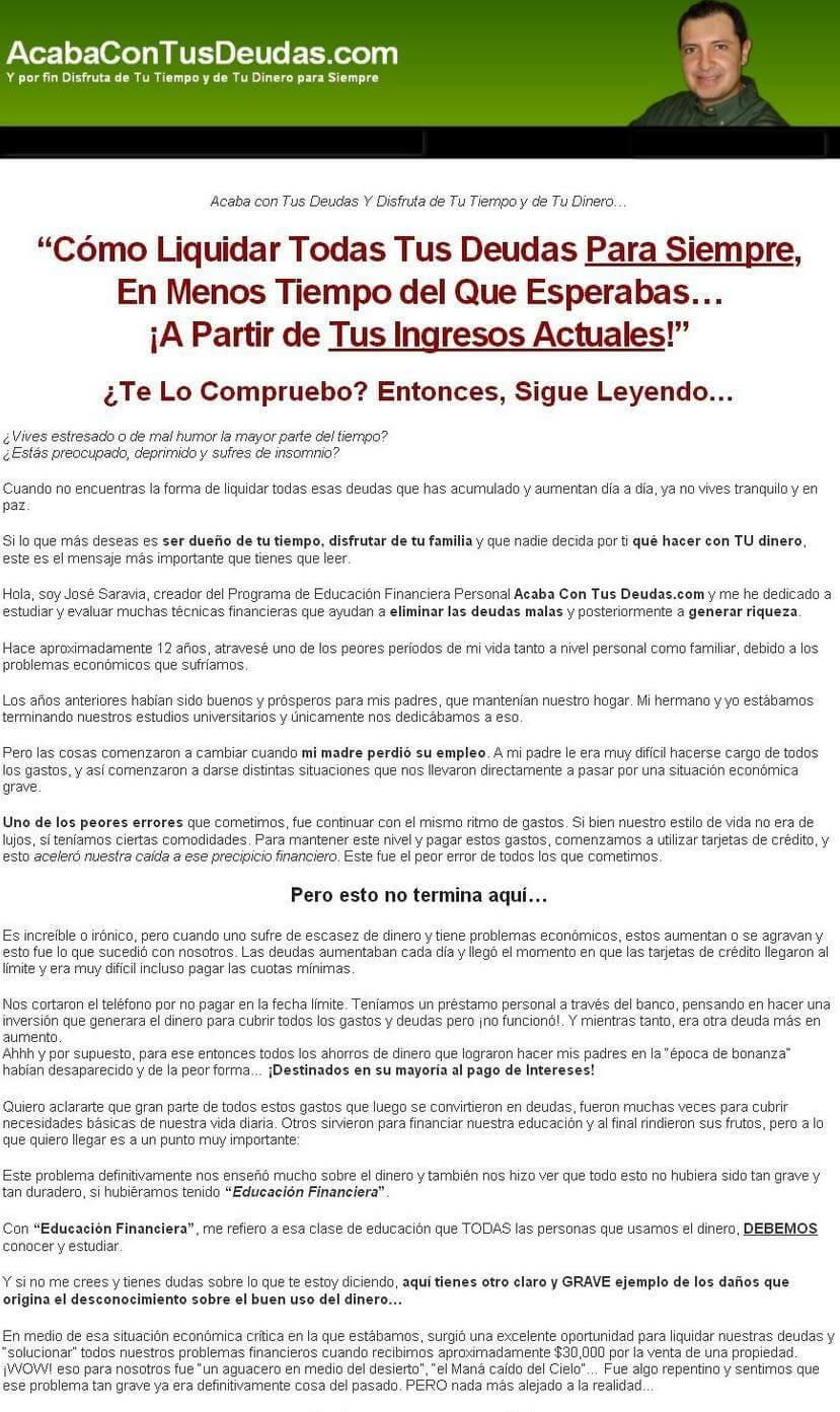 Acaba Con Tus Deudas Pantallaz 1