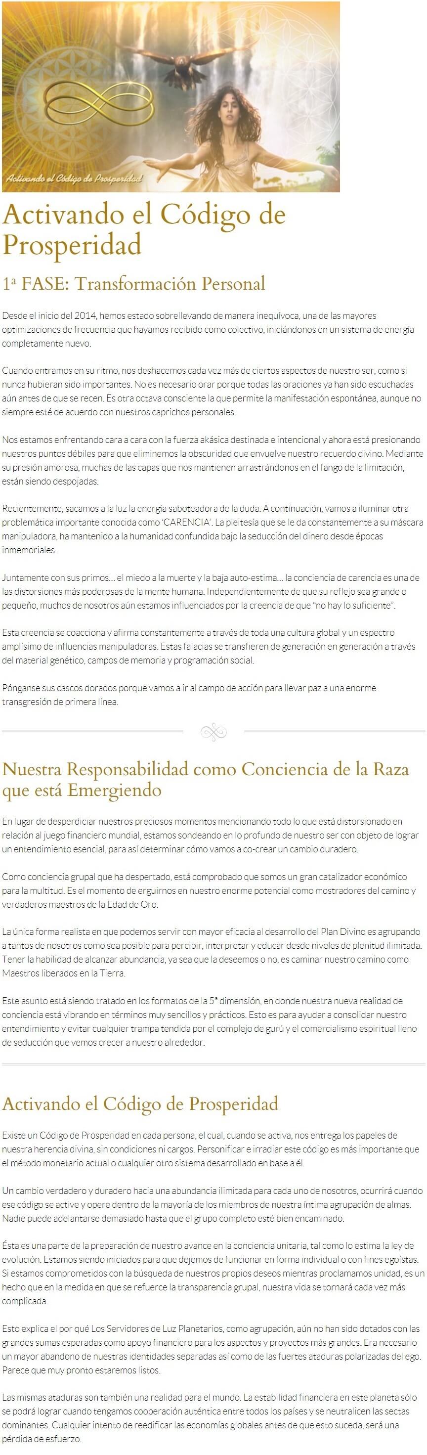 Activando el Codigo de Prosperidad 1