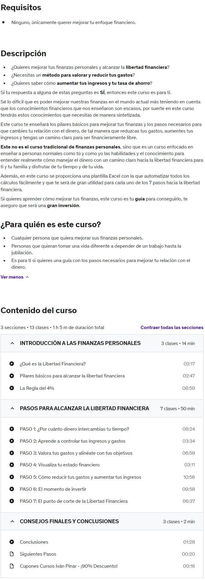 Alcanza la Libertad Financiera en 7 Pasos Ivan Pinar Dominguez 1