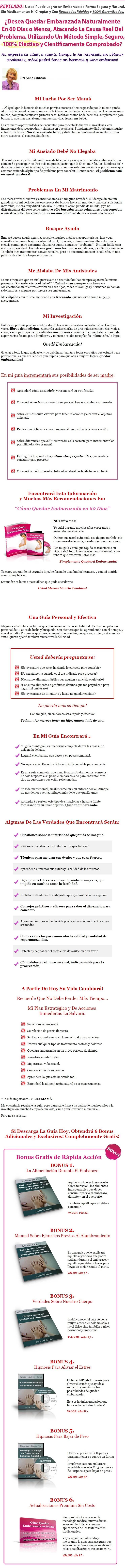 Como Quedar Embarazada en 60 Dias