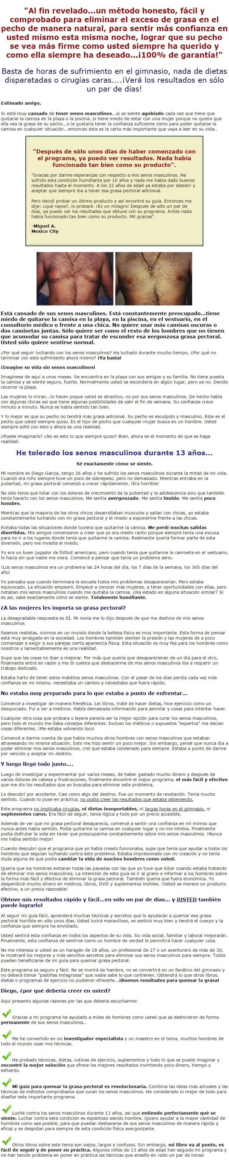 Elimine los senos masculinos – Ginecomastia 02