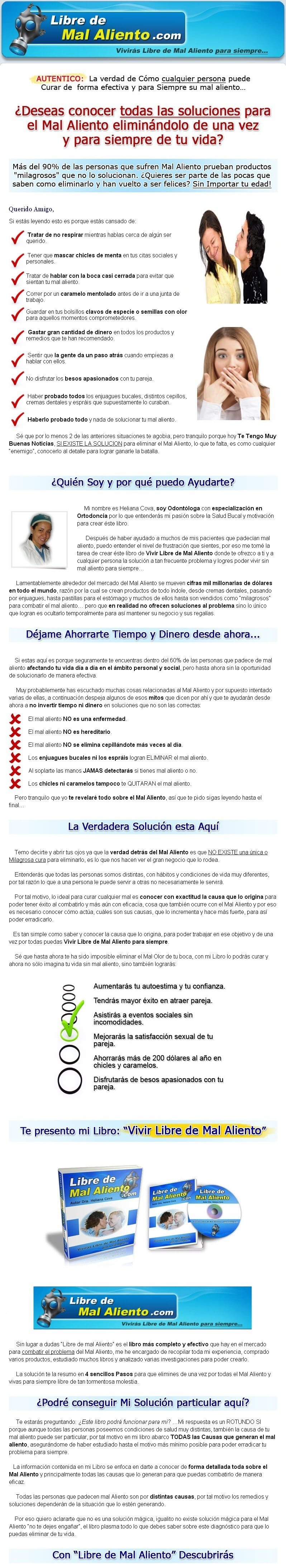 Libre de Mal Aliento Heliana Cova 1