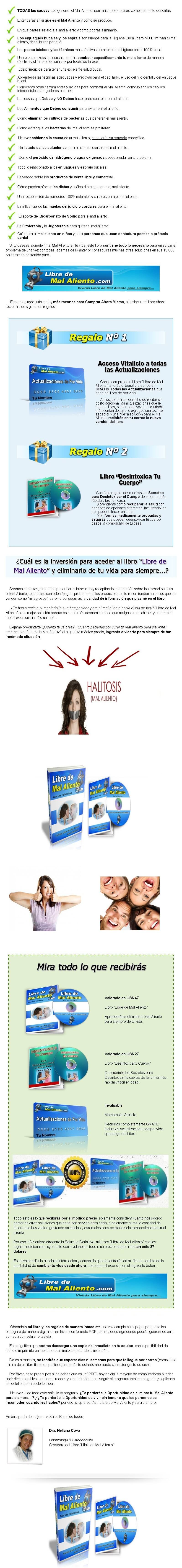 Libre de Mal Aliento Heliana Cova 2
