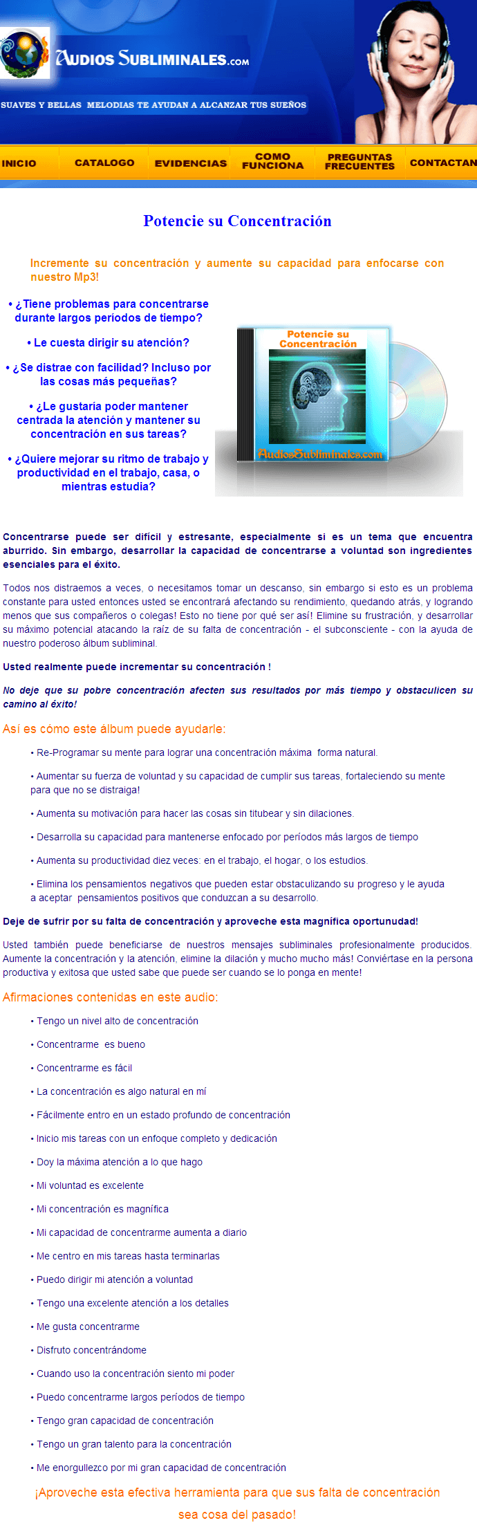 Potencie su Concentración 2 Potencie su Concentracion
