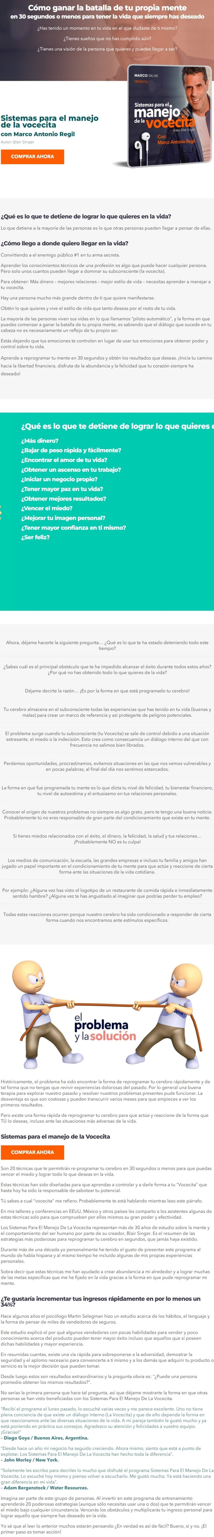 Sistemas para el manejo de la vocecita Blair Singer 1