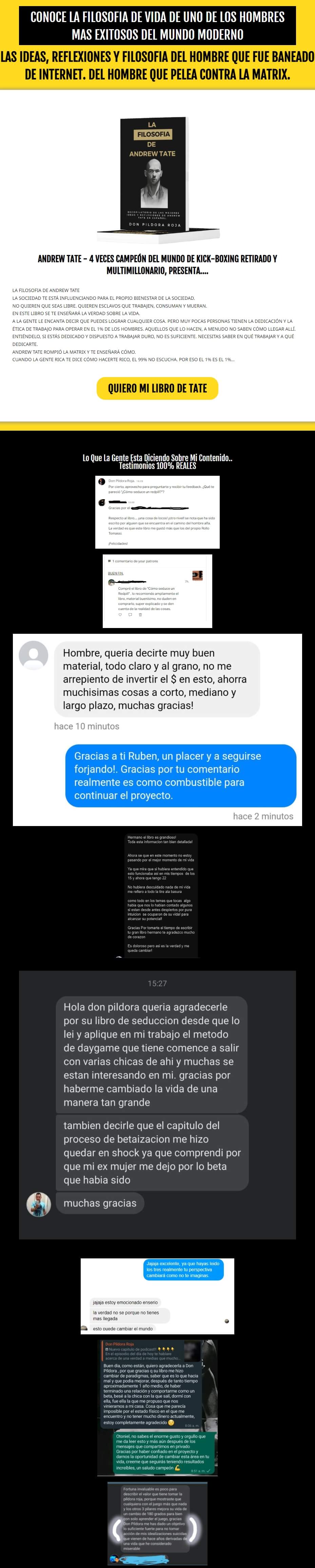 La Filosofia de Andrew Tate Don Pildora Roja z