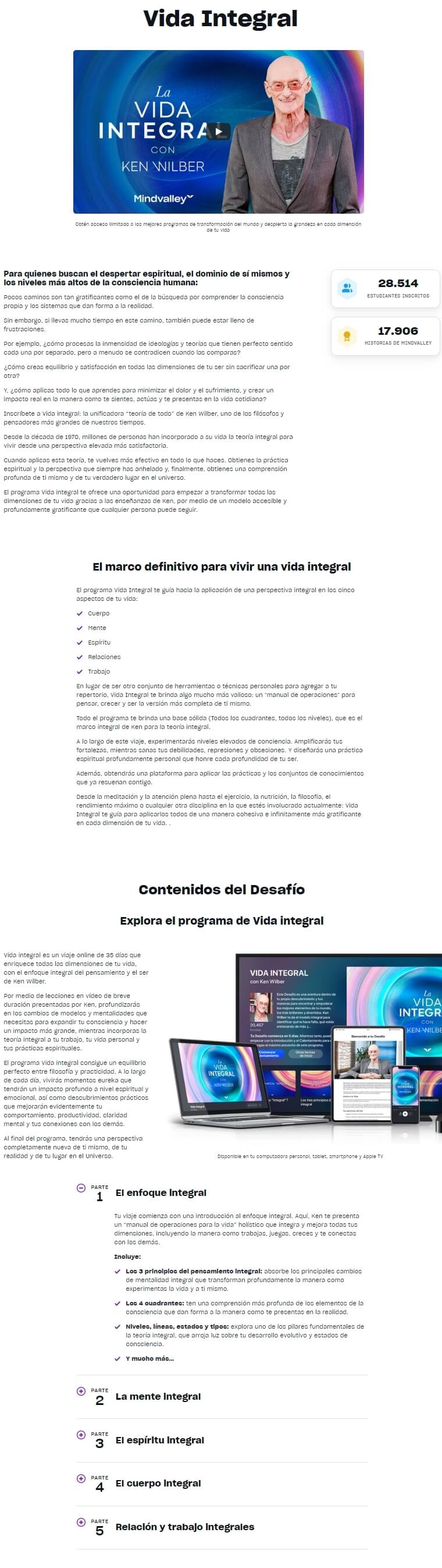 La Vida Integral Ken Wilber Mindvalley 1
