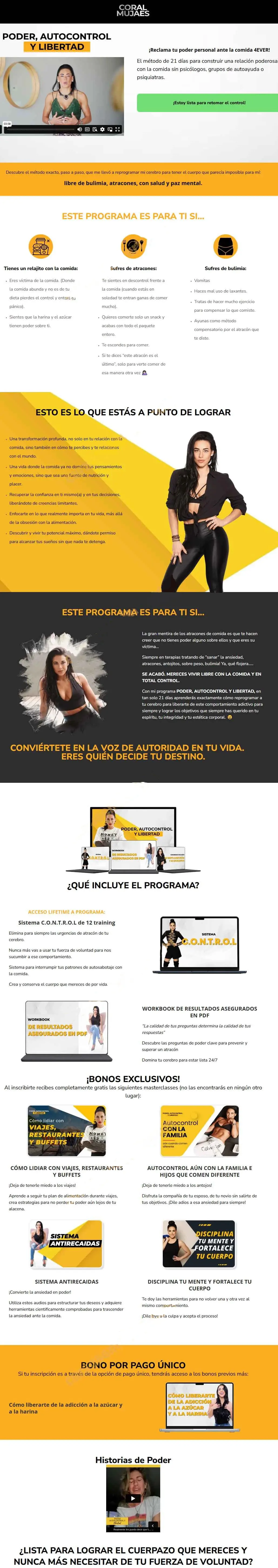 Poder Autocontrol y Libertad Coral Mujaes