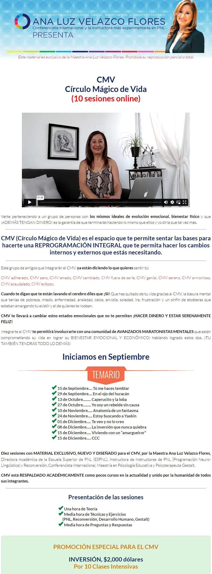 Circulo Magico de Vida Ana Luz Velazco Z