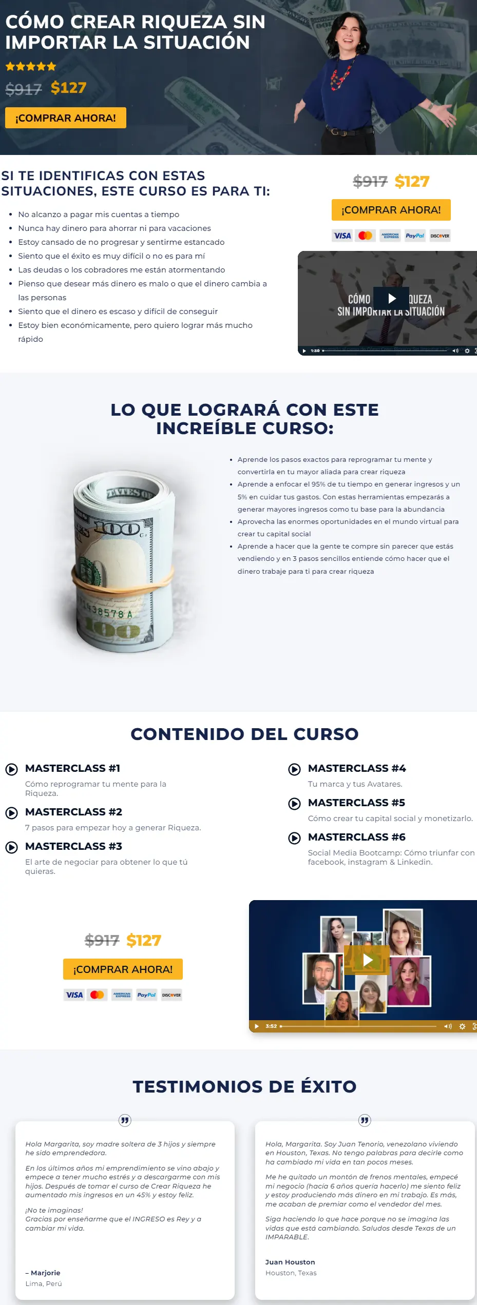 Como Crear Riqueza Sin Importar la Situacion Margarita Pasos z