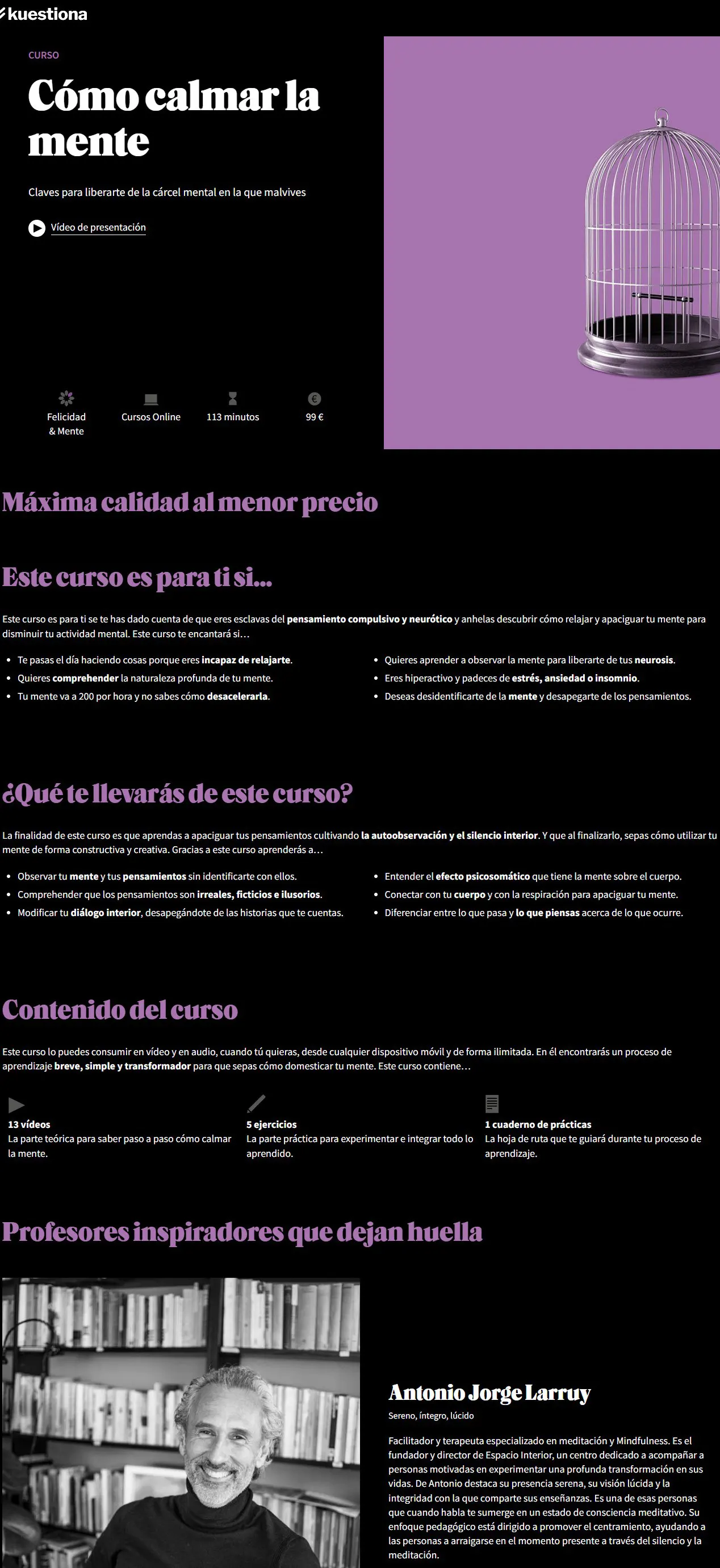 Cómo calmar la mente 2 Como calmar la mente Kuestiona Z