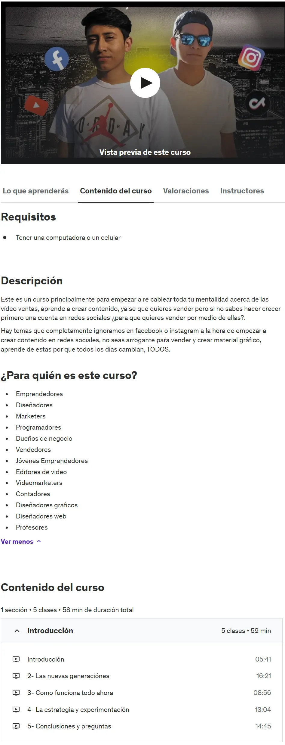 Curso Video Marketing para Social Media Diego Cabrera 22