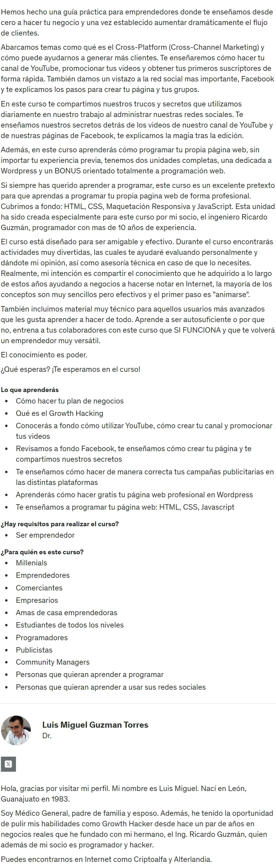 Growth Hacking: Cómo hacer crecer rápido tu negocio 2 Growth Hacking. Como hacer crecer rapido tu negocio Luis Guzman z