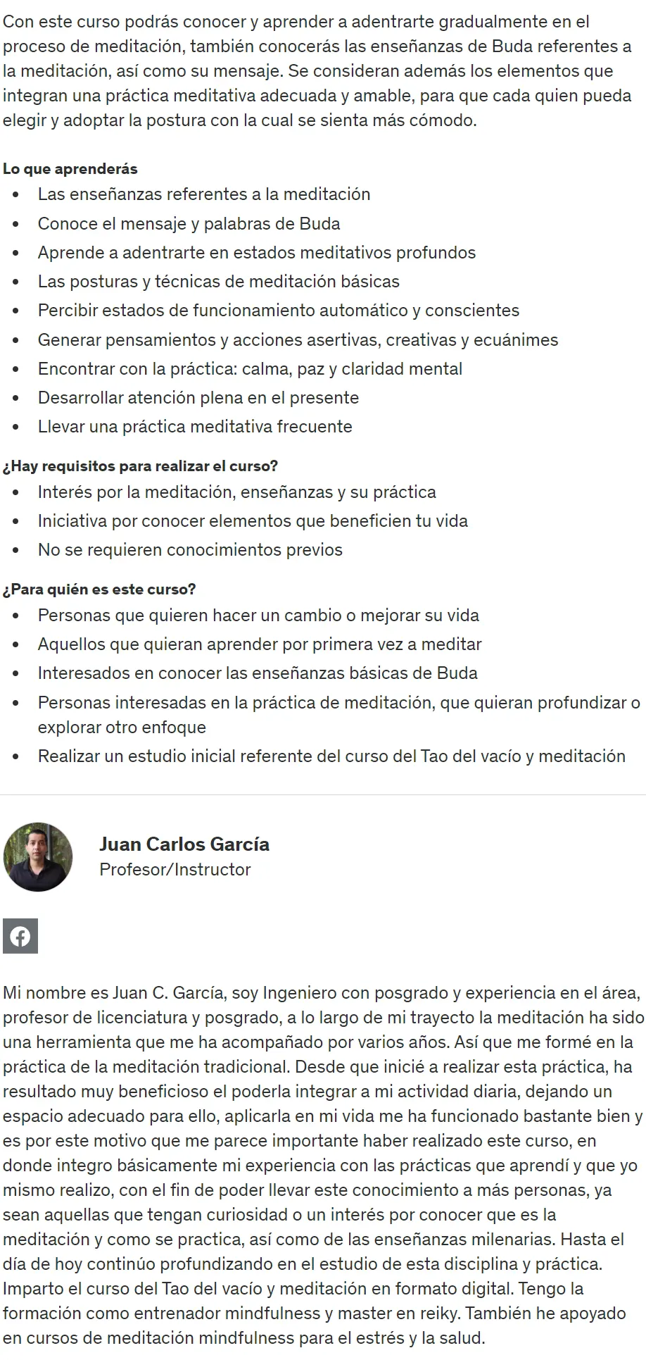 Introduccion a la Meditacion y Ensenanzas de Buda Juan Garcia z