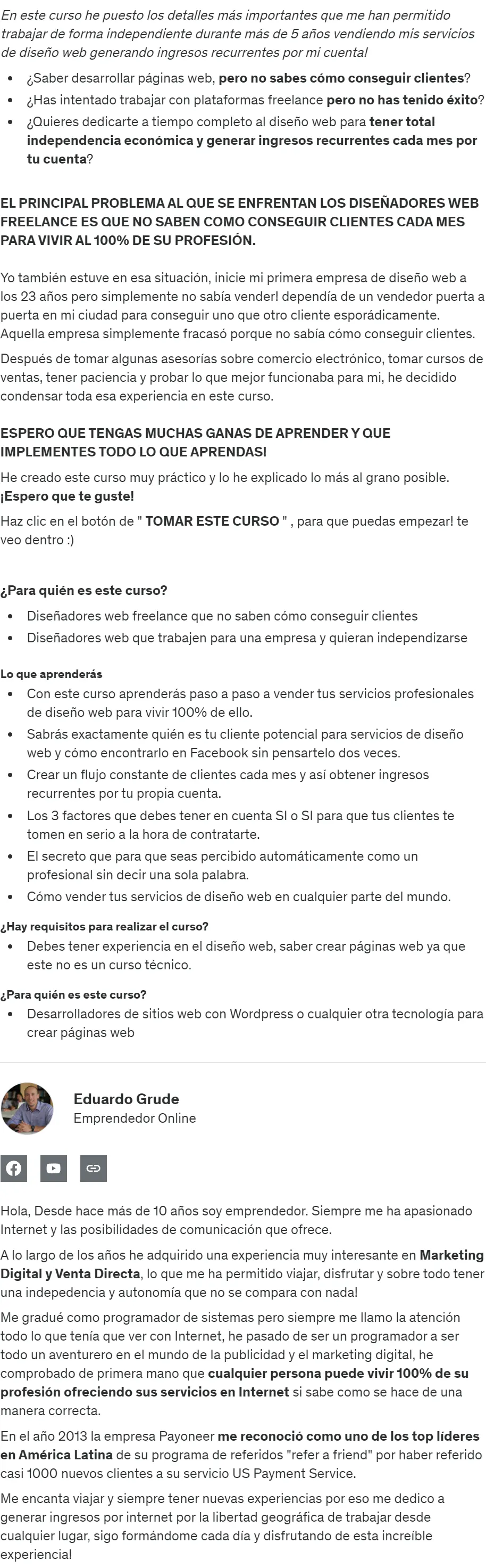 La Guia Definitiva Para Vender Tus Servicios de Diseno Web Eduardo Grude z