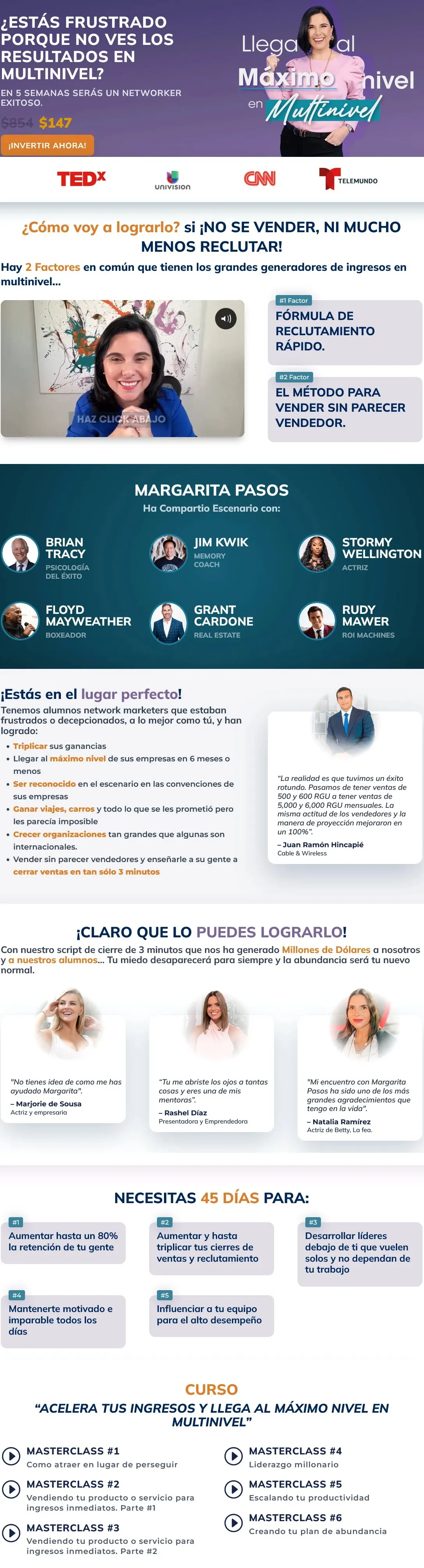 Llega al maximo nivel en multinivel Margarita Pasos z