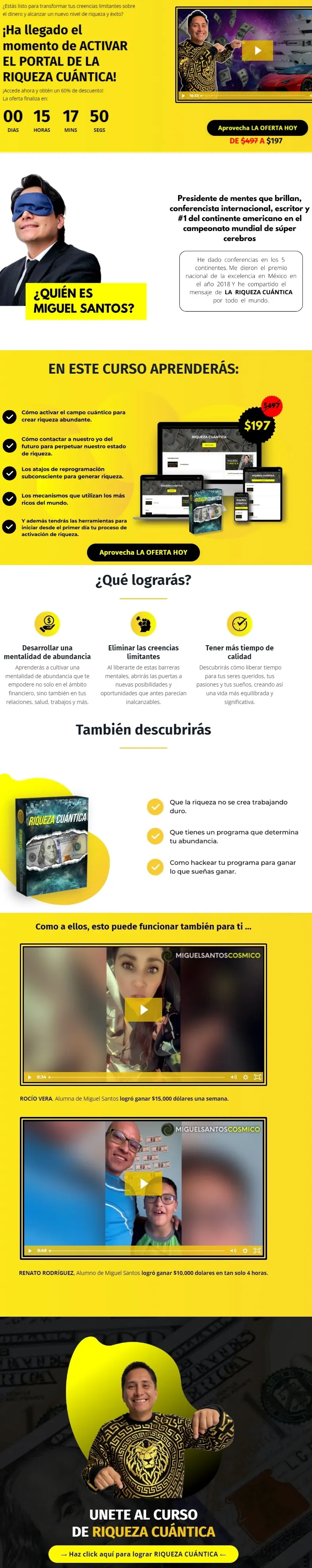 Riqueza Cuántica 2 Riqueza Cuantica Miguel Santos Cosmico z