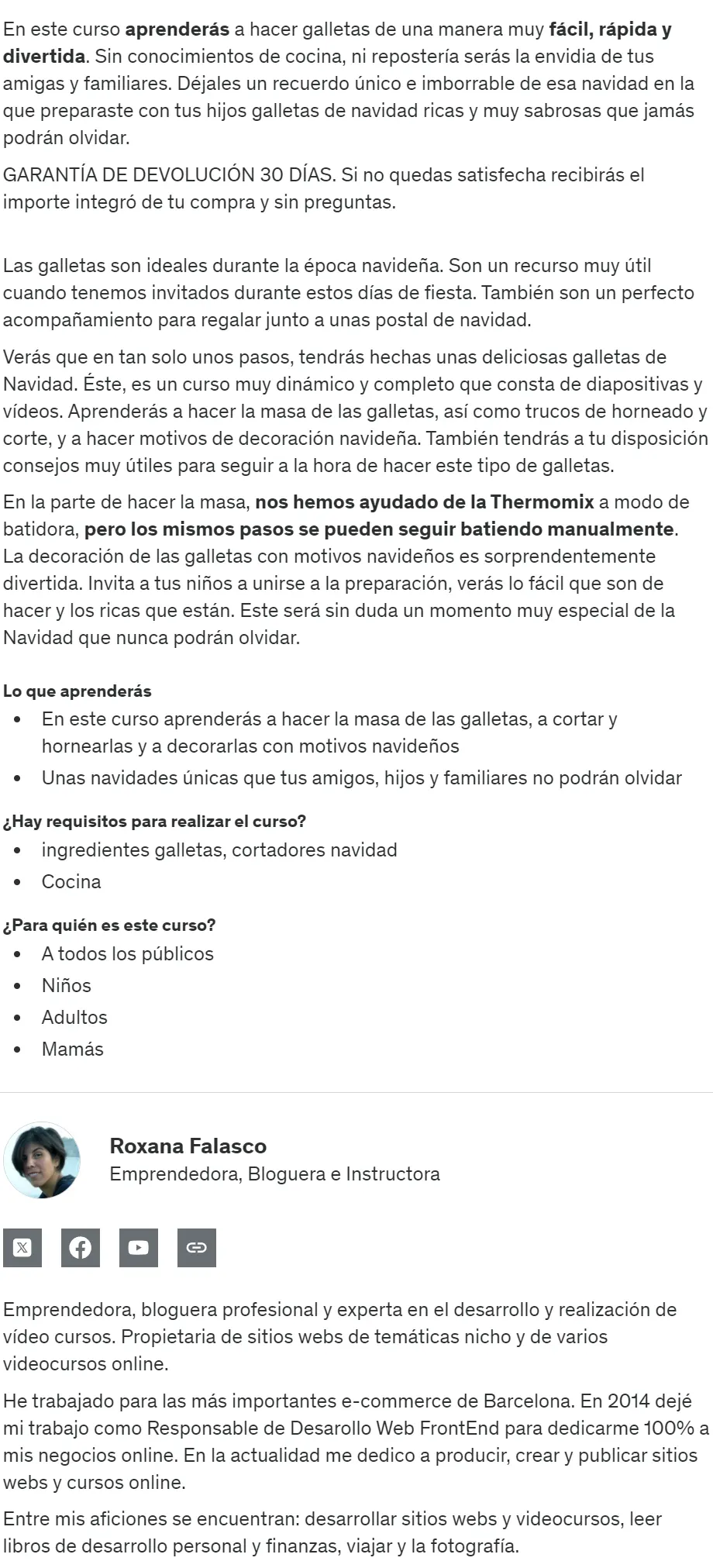 Sorprende a tu familia y amigos con Galletas de Navidad Roxana Falasco z