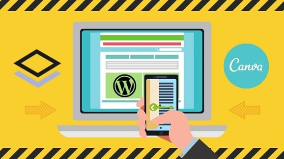WordPress + Brizy + Canva Conviértete en diseñador web