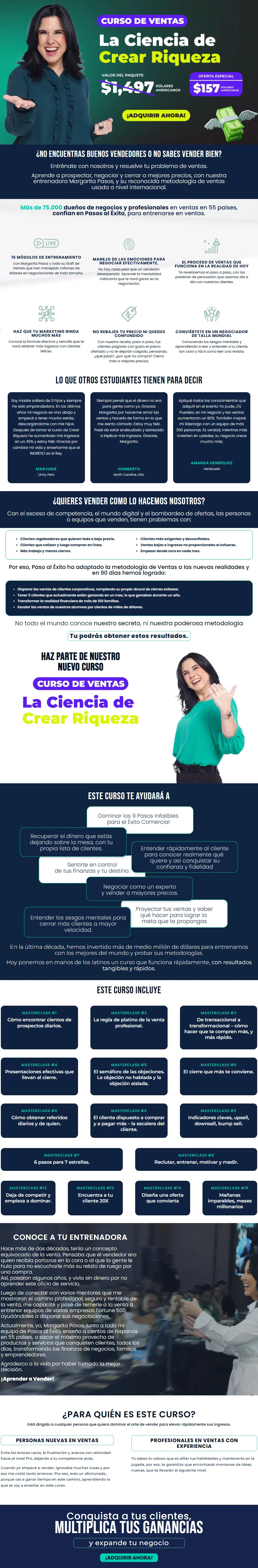 La ciencia de crear riqueza Margarita Pasos