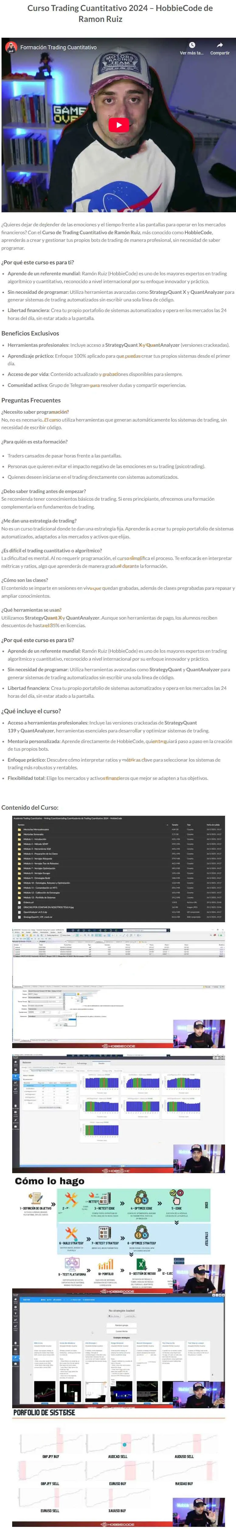 curso de trading cuantitativo 2024 hobbiecode e