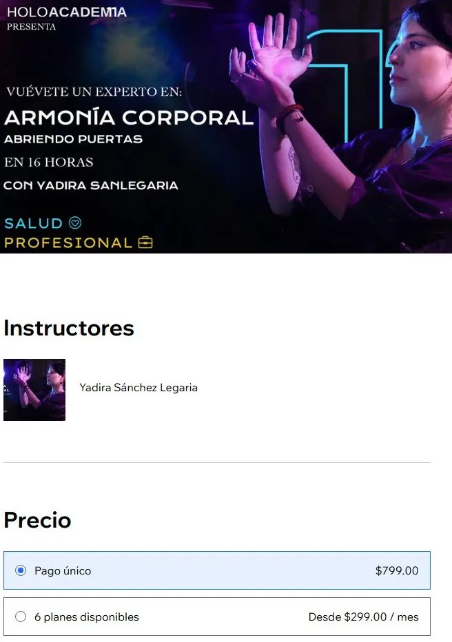 Armonia Corporal Yadira Sanchez Legaria Holoacademia
